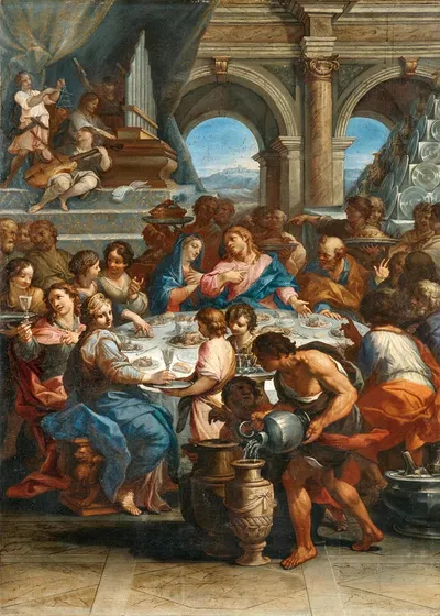 The Marriage at Cana by Giovanni Battista Lenardi — digital art print download
