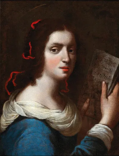 Saint Cecilia by Giovanni Martinelli — digital art print download
