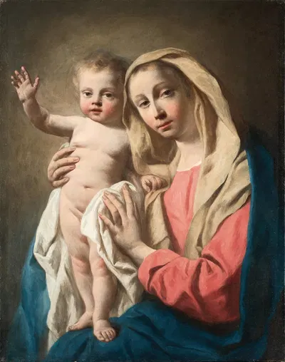 Madonna and Child by Giuseppe Angeli — digital art print download