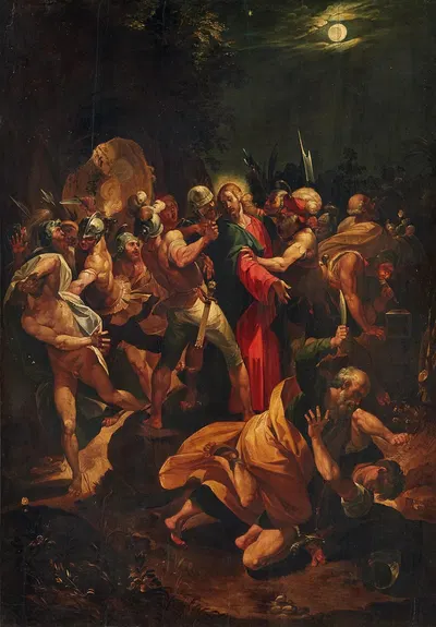 The Capture of Christ by Giuseppe Cesari — digital art print download