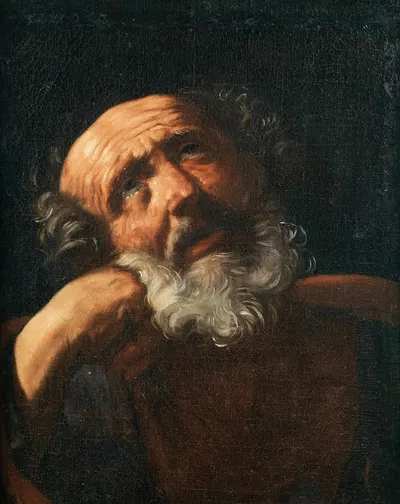 Saint Peter by Гвидо Рени — digital art print download