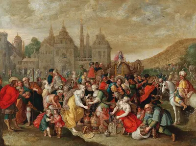 The Departure of the Israelites from Egypt by Hieronymus Francken III — digital art print download