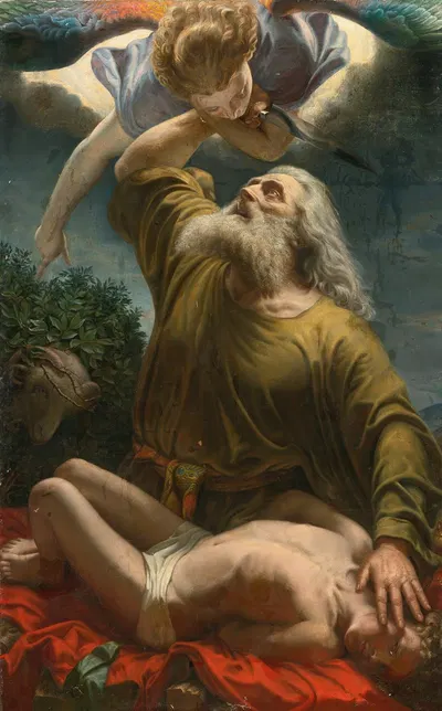 Sacrifice Of Isaac by Итальянская школа — digital art print download
