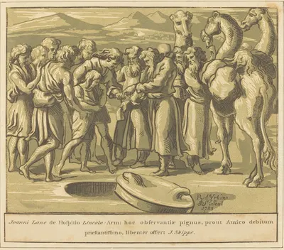 Joseph Sold into Slavery by Джон Скиппе, 1783 — digital art print download