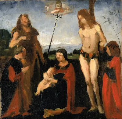 Sacra Conversazione by Кеньон Кокс, 1878-1882 — digital art print download