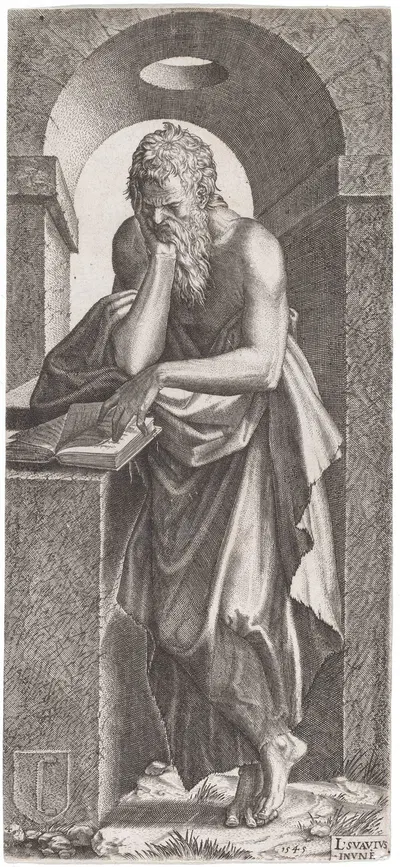 Saint Simon by Lambert Suavius, 1545 — digital art print download