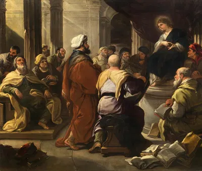 Christ among the Doctors by Luca Giordano — digital art print download