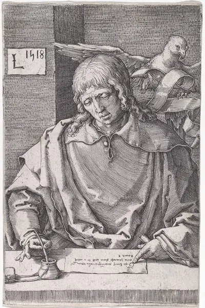 Saint John by Лукас Ван Лейден, 1518 — digital art print download