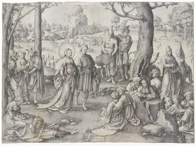 The Dance of Saint Mary Magdalene by Лукас Ван Лейден, 1519 — digital art print download