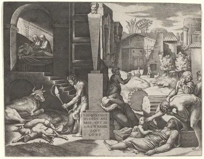 Il Morbetto by Marcantonio Raimondi — digital art print download