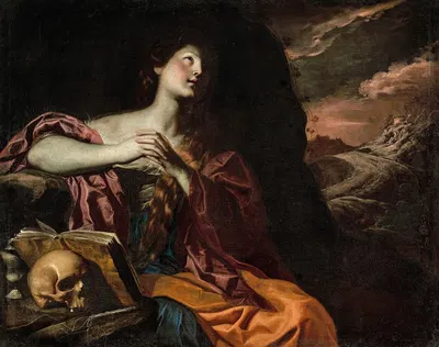 The Penitent Magdalene by Неаполитанская школа — digital art print download