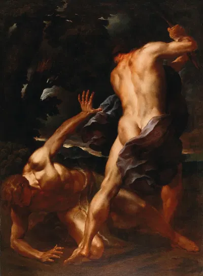 Cain and Abel by Italian School — digital art print download