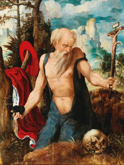 Saint Jerome by Pieter Coecke van Aelst — digital art print download