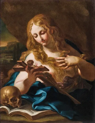The Penitent Mary Magdalene by Себастьяно Конка — digital art print download