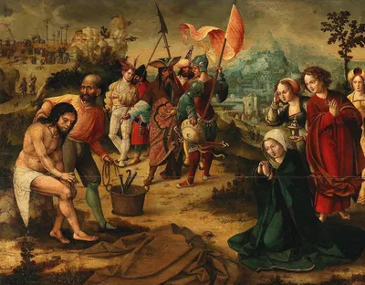 A scene from the Passion of Christ by Workshop of Bernard van Orley — digital art print download