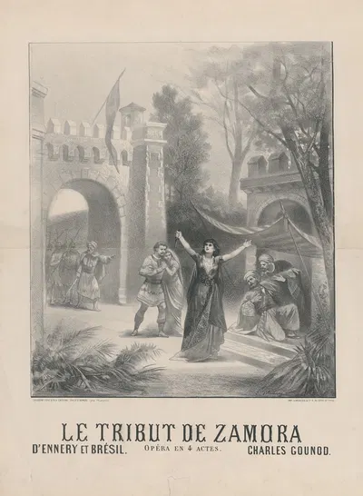Le Tribut de Zamora by Louis d'Ausbourg, 1882 — digital art print download
