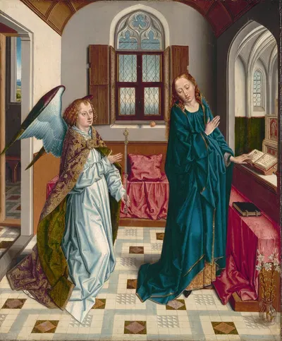 The Annunciation by Альбрехт Бутс, c. 1480 — digital art print download