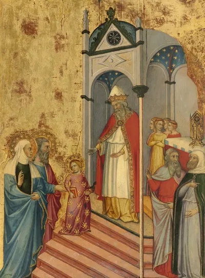 The Presentation of the Virgin in the Temple by Andrea di Bartolo — digital art print download