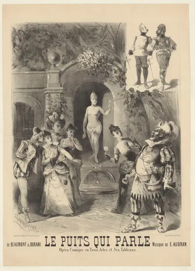 Le Puits qui parle by Louis Lemaresquier, 1888 — digital art print download