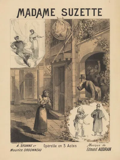 Madame Suzette by Louis Lemaresquier, 1893 — digital art print download