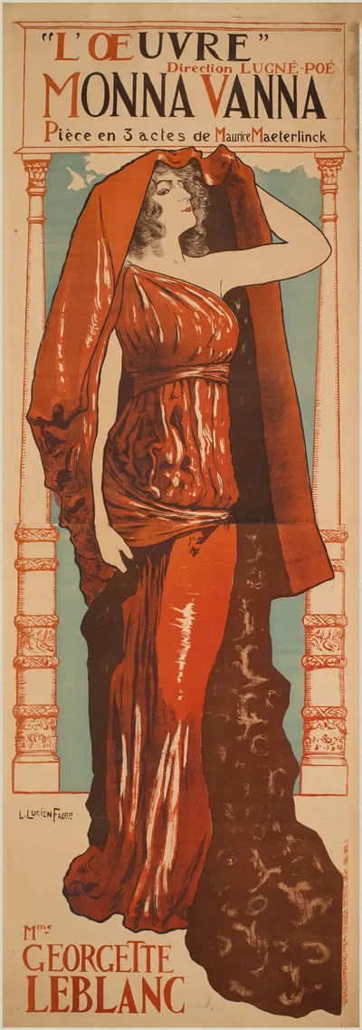 L'Oeuvre, direction Lugné-Poe, Monna Vanna by Луи Люсьен Фур-Дюжаррик, 1902 — digital art print download