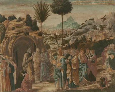 The Raising of Lazarus by Benozzo Gozzoli — digital art print download