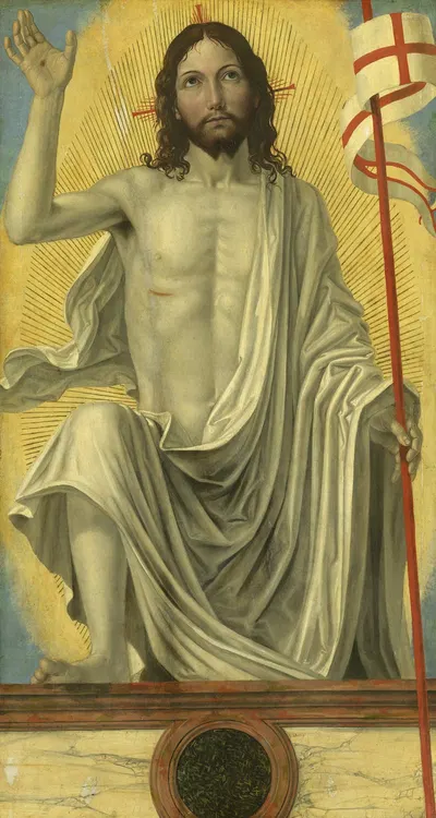 Christ Risen from the Tomb by Ambrogio Bergognone, c. 1490 — digital art print download