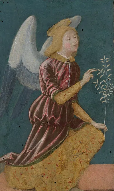 Annunciatory Angel by Bernardino Fungai — digital art print download