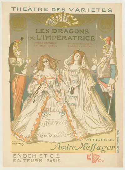 Théâtre des Variétés. Les dragons de l'impératrice by Люсьен Мари Франсуа Мотиве, 1905 — digital art print download