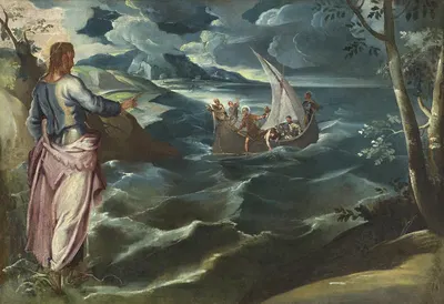 Christ at the Sea of Galilee by Circle of Tintoretto — digital art print download
