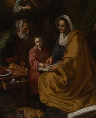 The Education of the Virgin by Диего Веласкес — digital art print download