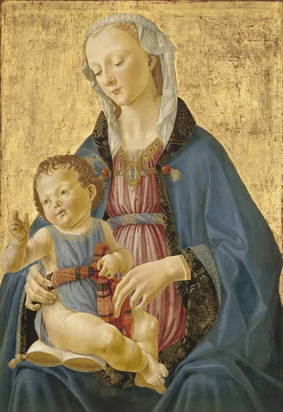 Madonna and Child by Domenico Ghirlandaio — digital art print download