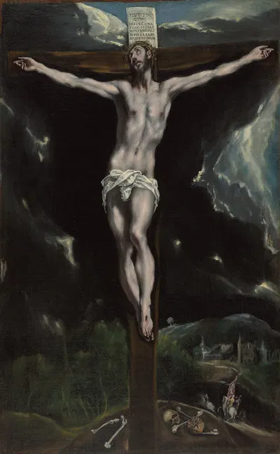 Christ on the Cross by Эль Греко (Доменикос Теотокопулос) — digital art print download
