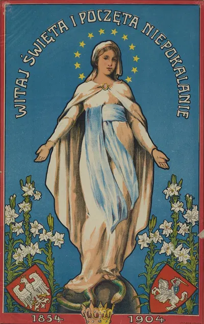 Matka Boska Niepokalanie Poczęta (1854-1904) by Марцин Салб, 1854-1904 — digital art print download