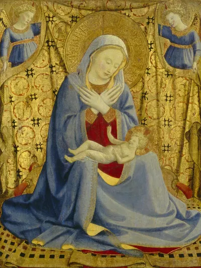 The Madonna of Humility by Fra Angelico, c. 1430 — digital art print download
