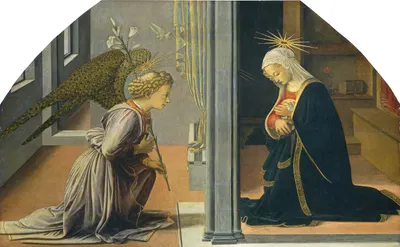 The Annunciation by Filippino Lippi — digital art print download