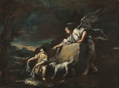 Tobias and the Angel by Франческо Гуарди — digital art print download