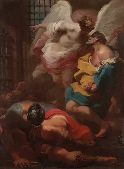 The Liberation of Saint Peter by Gaetano Gandolfi — digital art print download