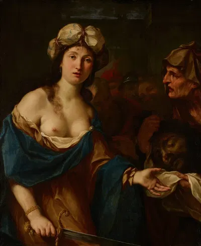 Judith with the Head of Holofernes by Giovan Gioseffo dal Sole, c. 1695 — digital art print download