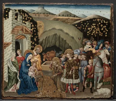 The Adoration of the Magi by Giovanni di Paolo — digital art print download