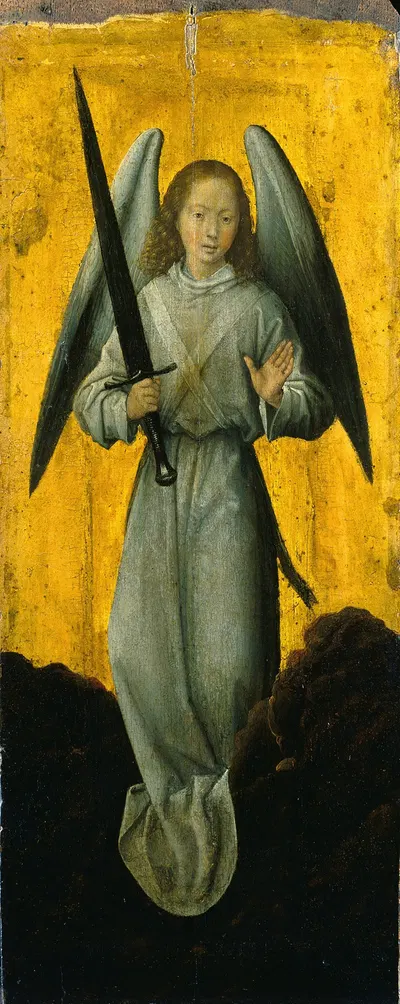 Angel with a Sword by Ханс Мемлинг, 1479 - 1480 — digital art print download