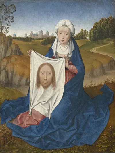 Saint Veronica (obverse) by Ханс Мемлинг — digital art print download