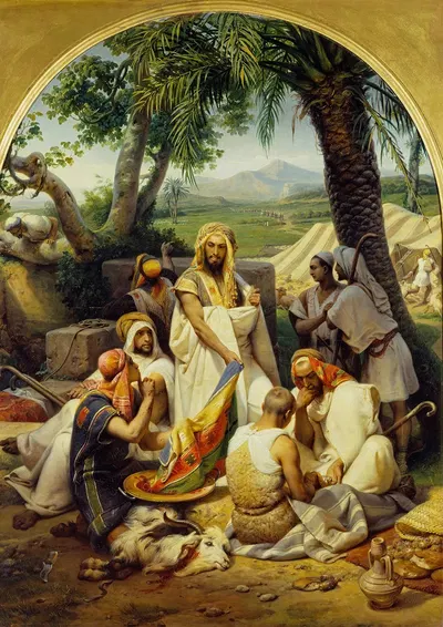 Joseph's Coat by Horace Vernet, 1853 — digital art print download