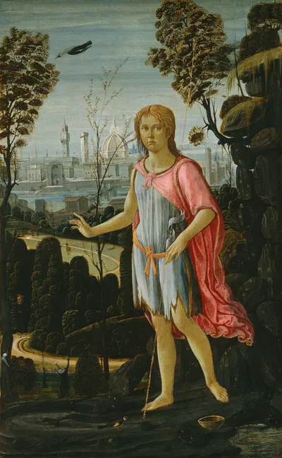 Saint John the Baptist by Якопо дель Селлайо, c. 1480 — digital art print download