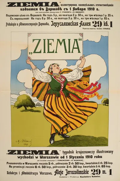 'Ziemia' tygodnik krajoznawczy by Николай Вишницкий, 1909 — digital art print download