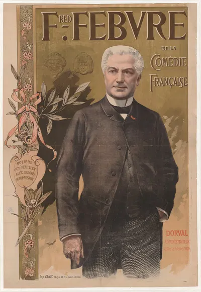 Fred Febvre de la Comédie française by Nicolas Tamagno, 1900 — digital art print download