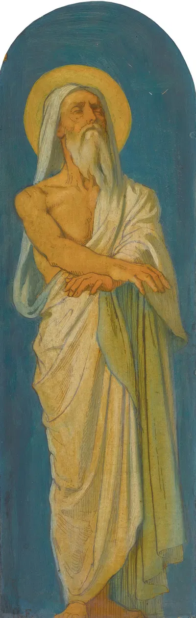Jacob by Jean-Hippolyte Flandrin, 1858 — digital art print download
