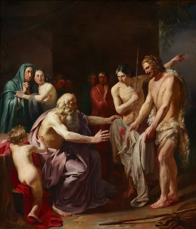 Jacob Recognizing the Robe of His Son Joseph by Jean-Jacques Forty, c. 1791 — digital art print download