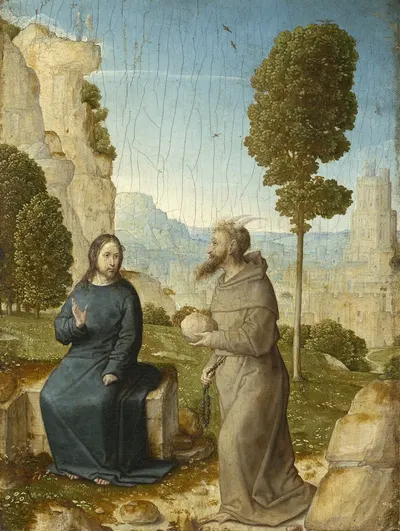 The Temptation of Christ by Хуан де Фландес — digital art print download