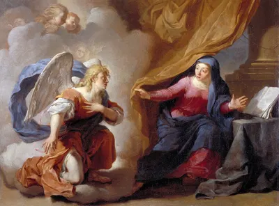 The Annunciation by Karel Dujardin, c. 1660 — digital art print download